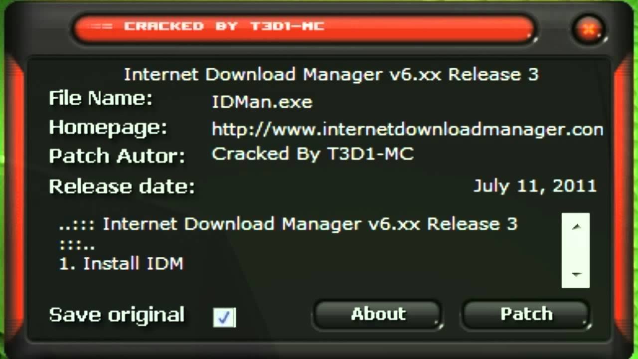 Internet Download Manager 6.15 Keygen Patch